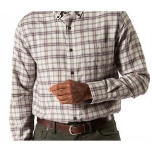 NEW DUCK HEAD cotton flannel sport shirt in grey heather